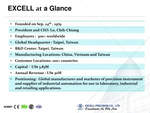 EXCELL at a Glance