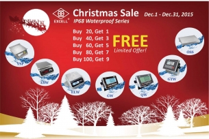 EXCELL Launches Christmas Sales Promotion on IP68 Waterproof Series Products