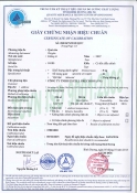 TCVN 9001:2008 CERTIFICATE OF CALIBRATION 